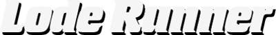 Lode Runner logo for Commodore 64